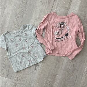 GAP Kids Gray Long and short Sleeve Shirt Winter bundle